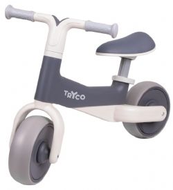 TRYCO - VÉLO D'ÉQUILIBRE BOBBIE - GRIS SANS PÉDALES (0625)
